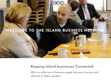 Tablet Screenshot of islandbusinessnetwork.co.uk